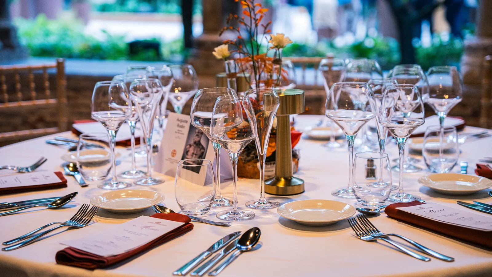 Table côté jardin