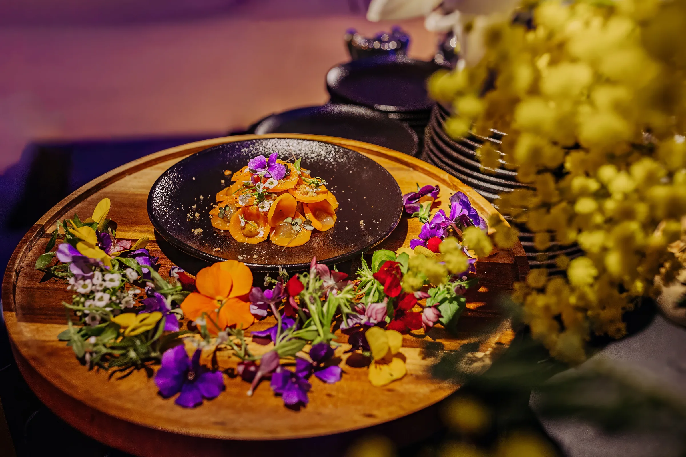 Assiette fleurie