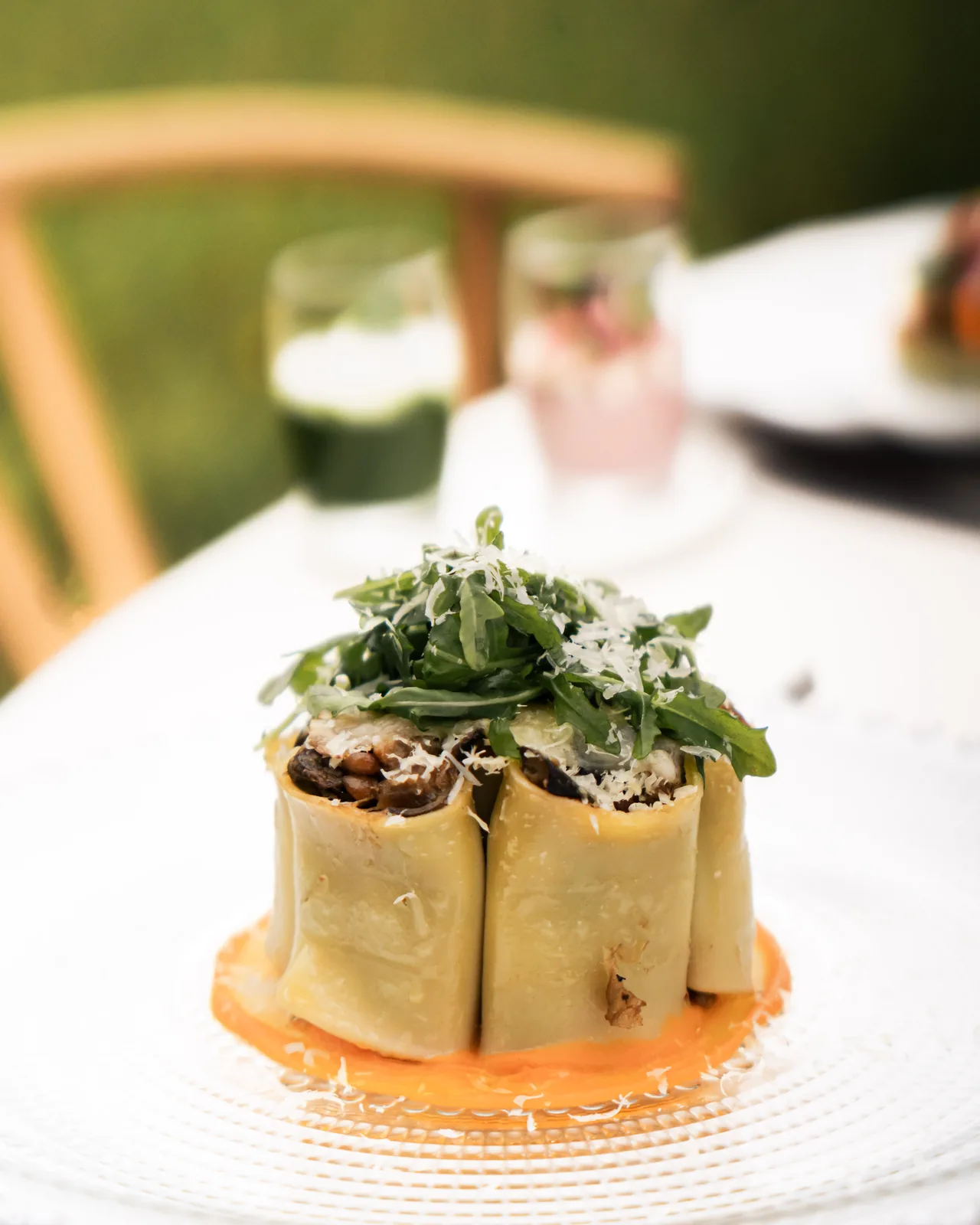 Cannellonis au jardin