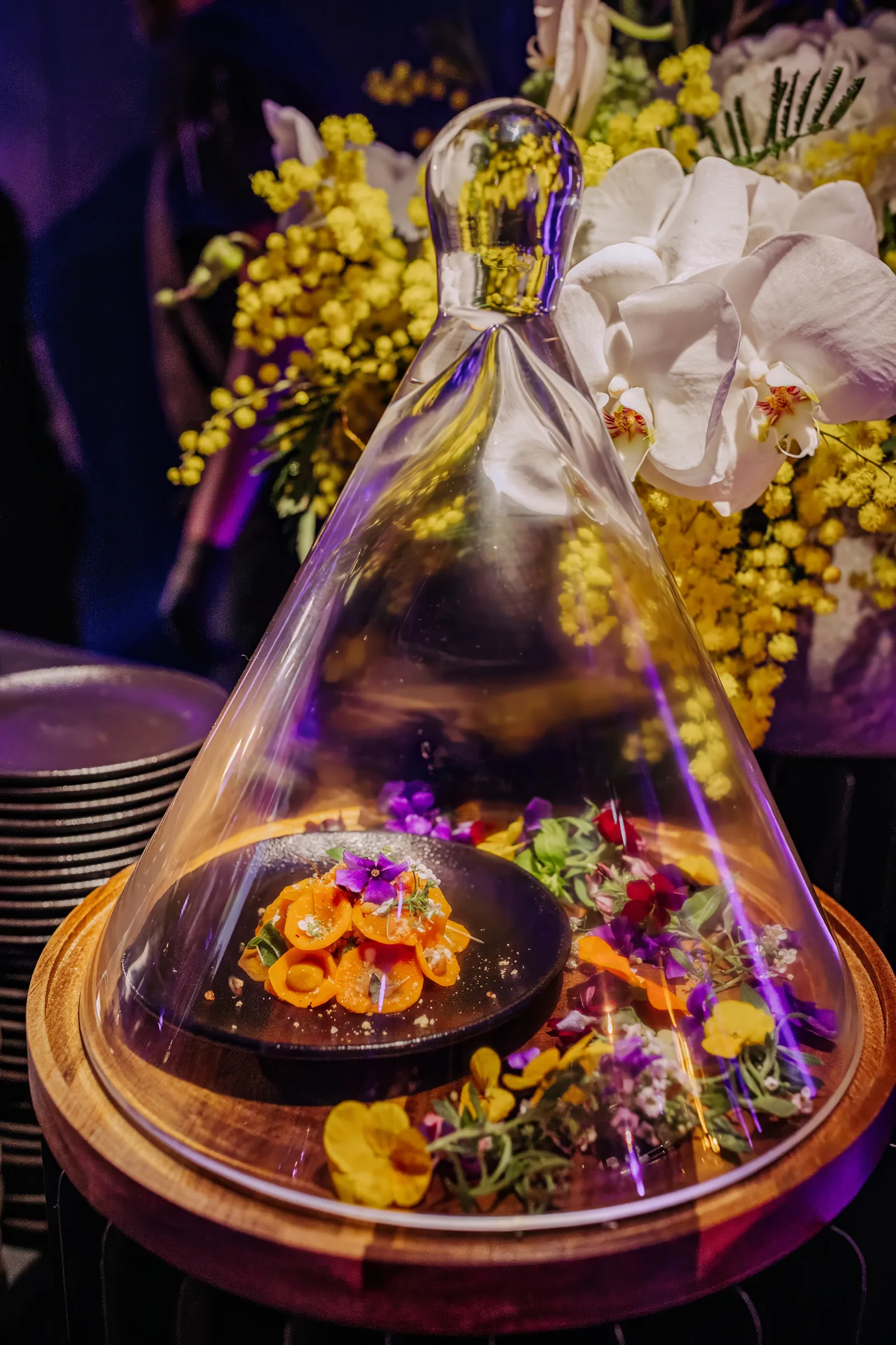 Cloche fleurie