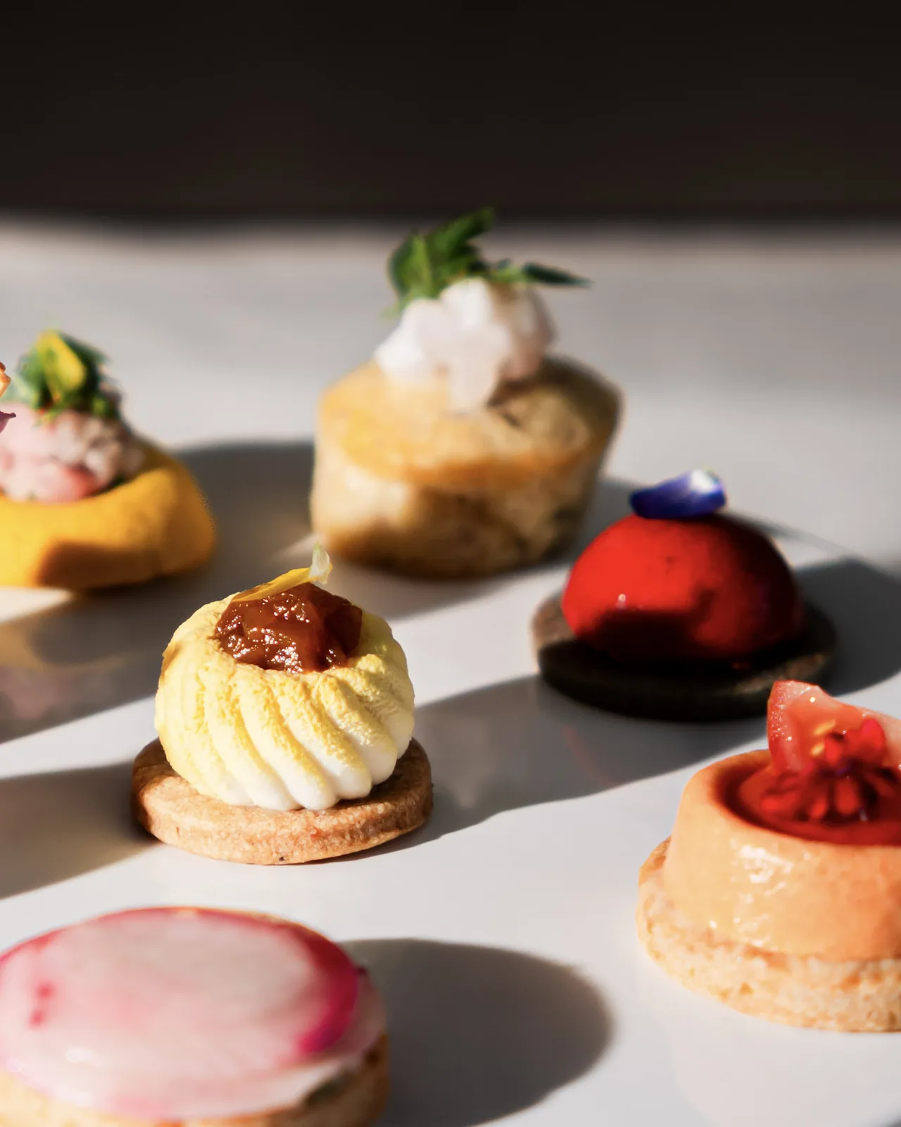 Mignardises colorées