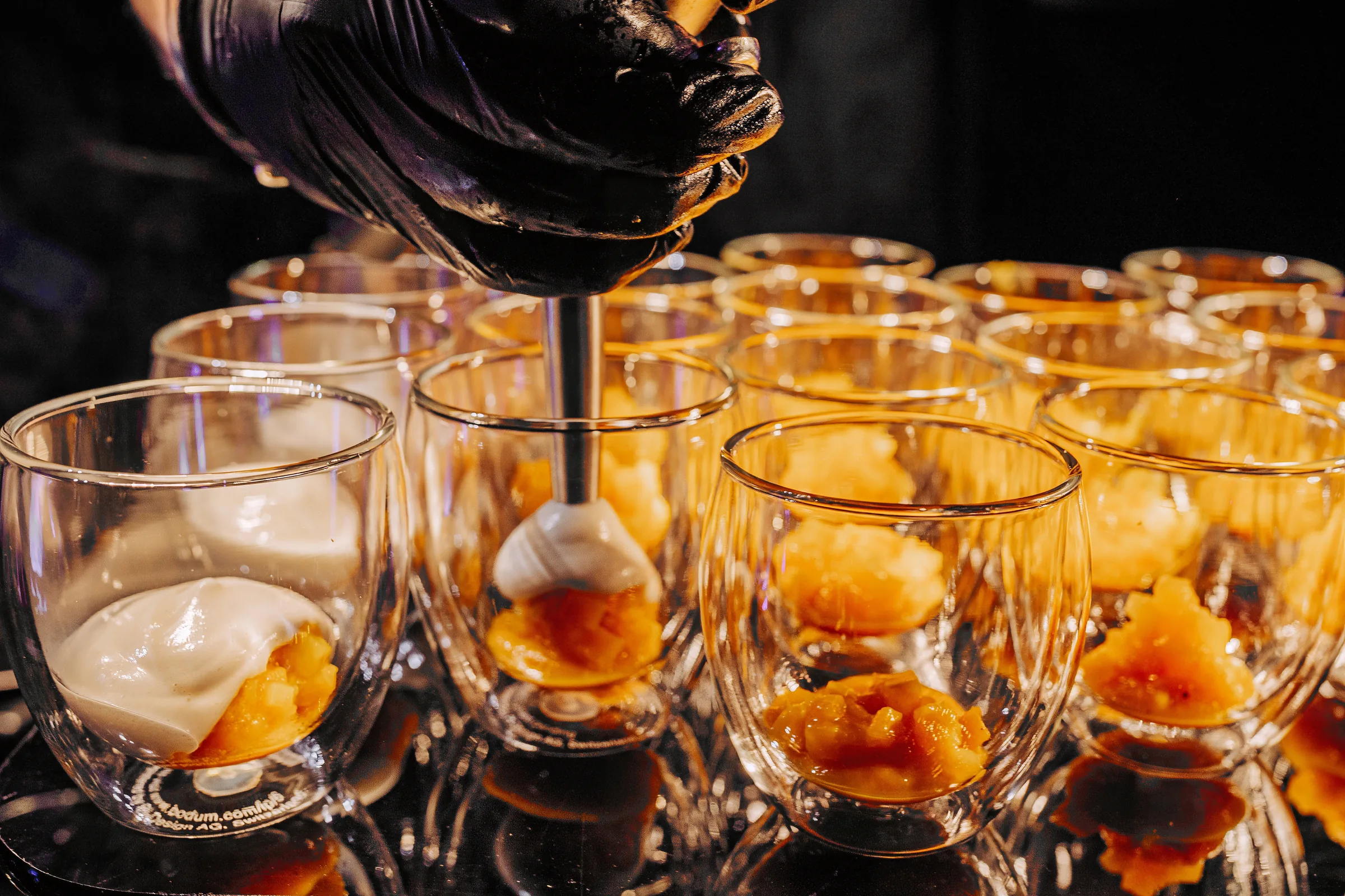Verrines au siphon