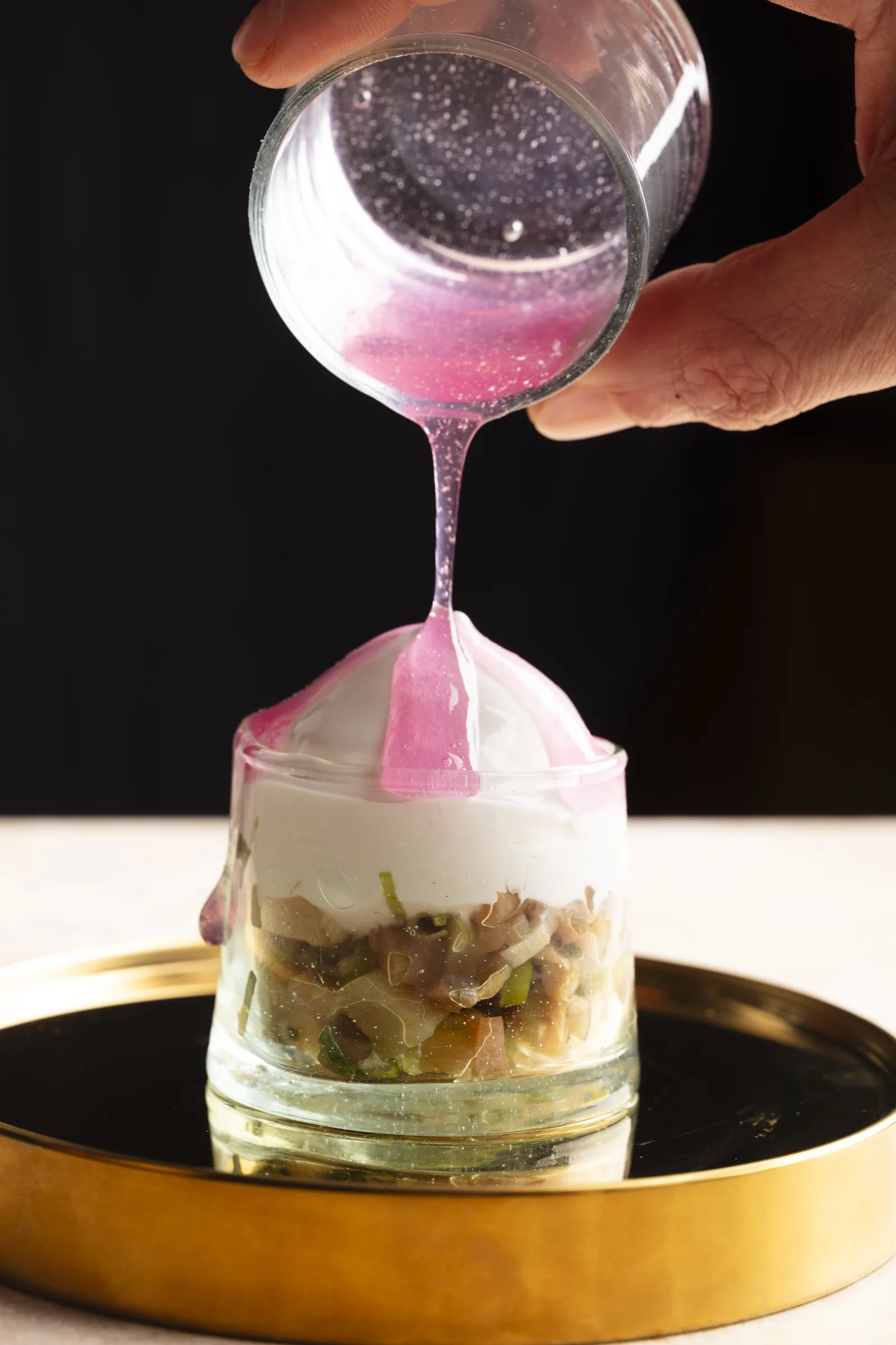 Verrine rose