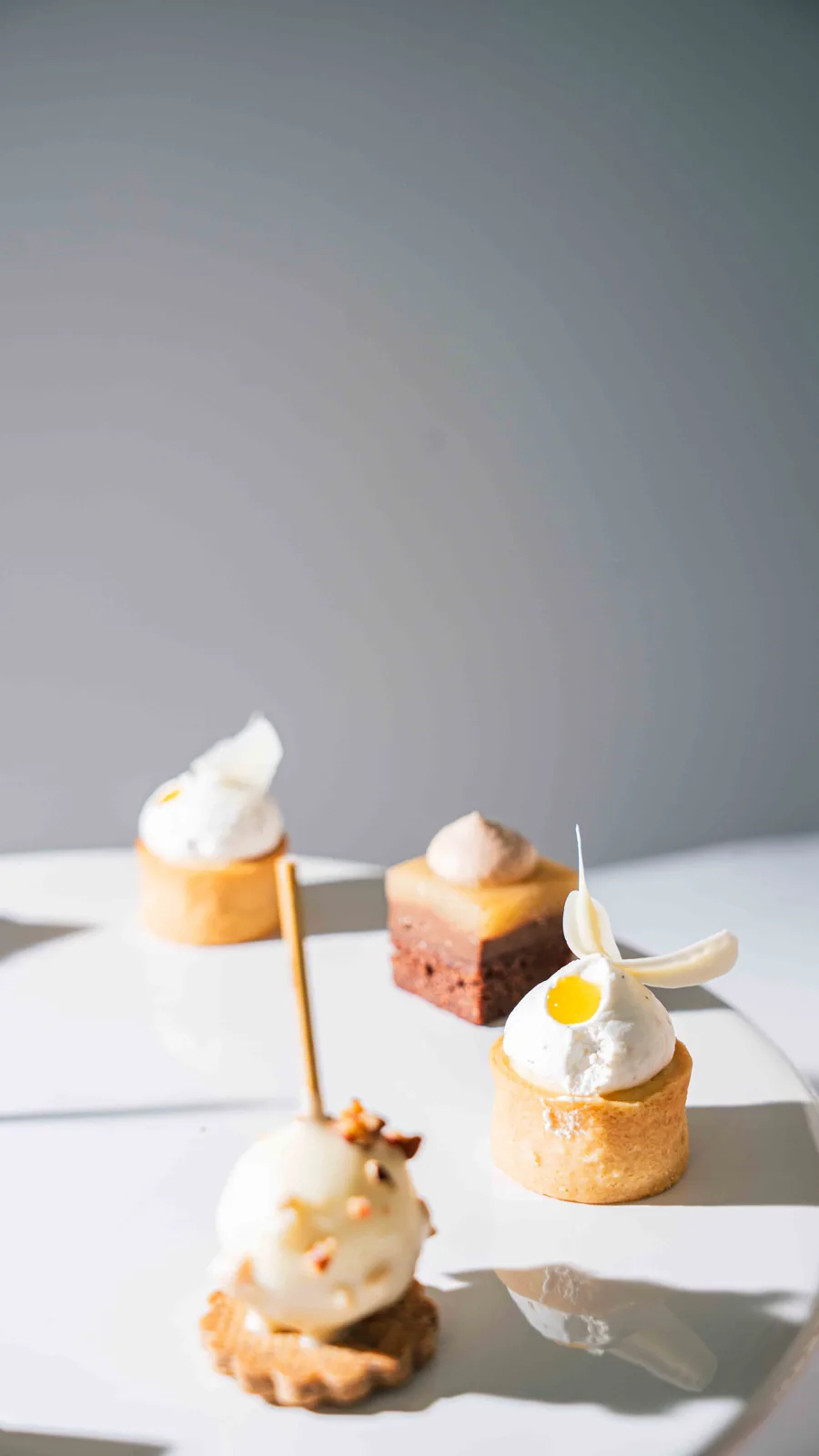 Duo de pièces sucrées